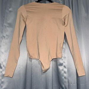 SKIMS Long Sleeve Nude Bodysuit